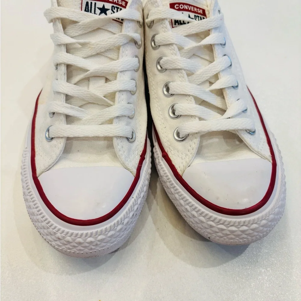 Converse chuck Taylor All Star low top White Womens size 7 - Picture 8 of 9